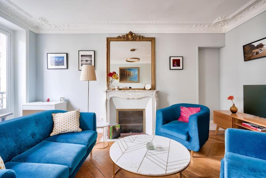 Superbe Appartement A 2 Min A Pied De La Station De Metro Paris Dış mekan fotoğraf